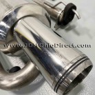 JDM EK9 Mugen Twin Loop Sports Cat Back Exhaust 